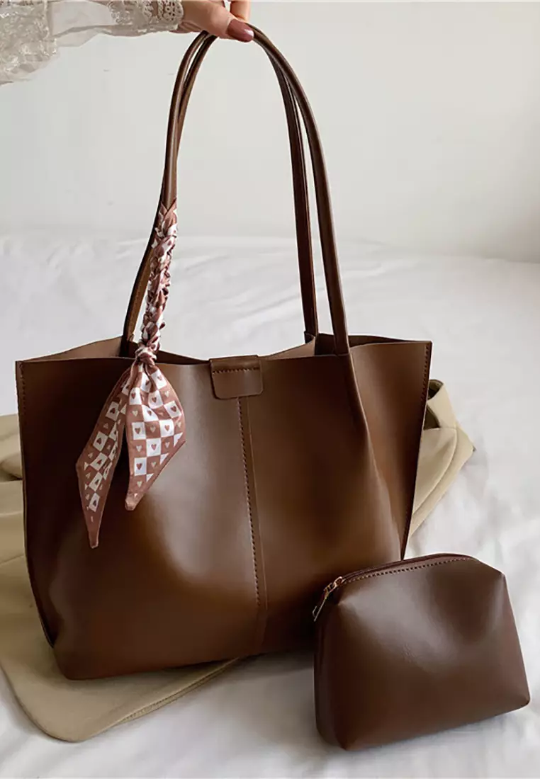 leather tote