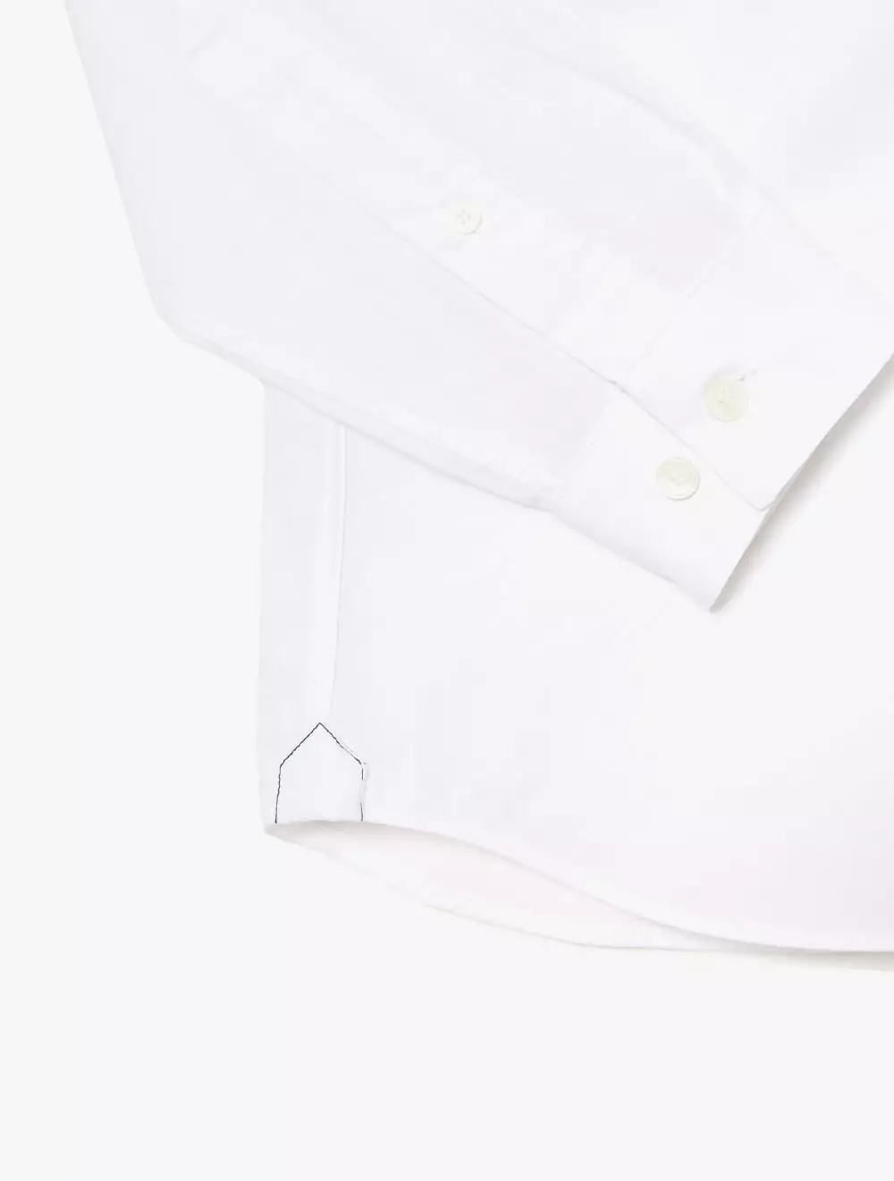 Slim Fit Stretch Poplin Shirt - White