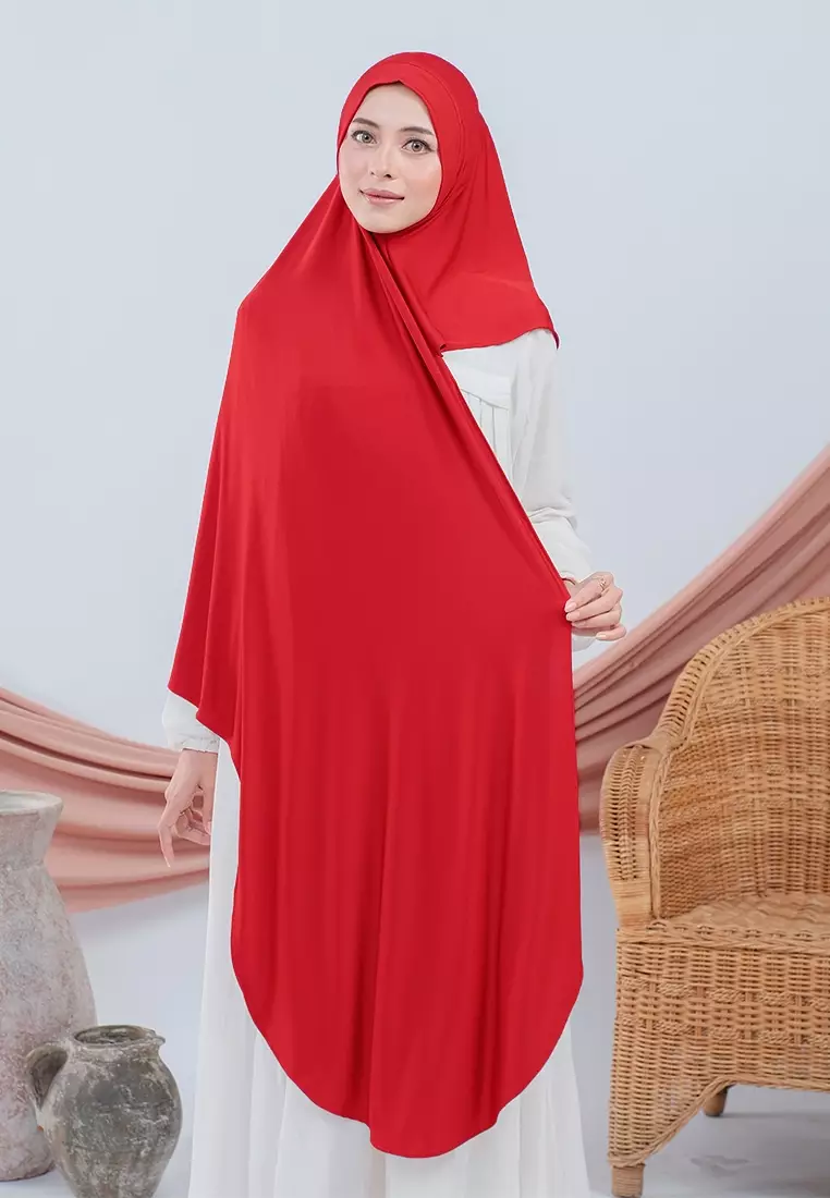 HIJAB INSTAN FAYZA - RED
