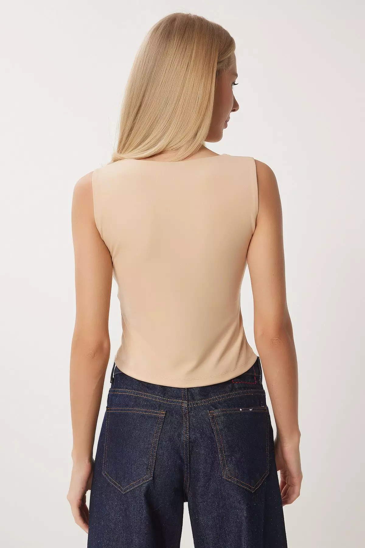 Women's Biscuit Claret Red Sleeveless 2 Pack Sandy Blouse An00227