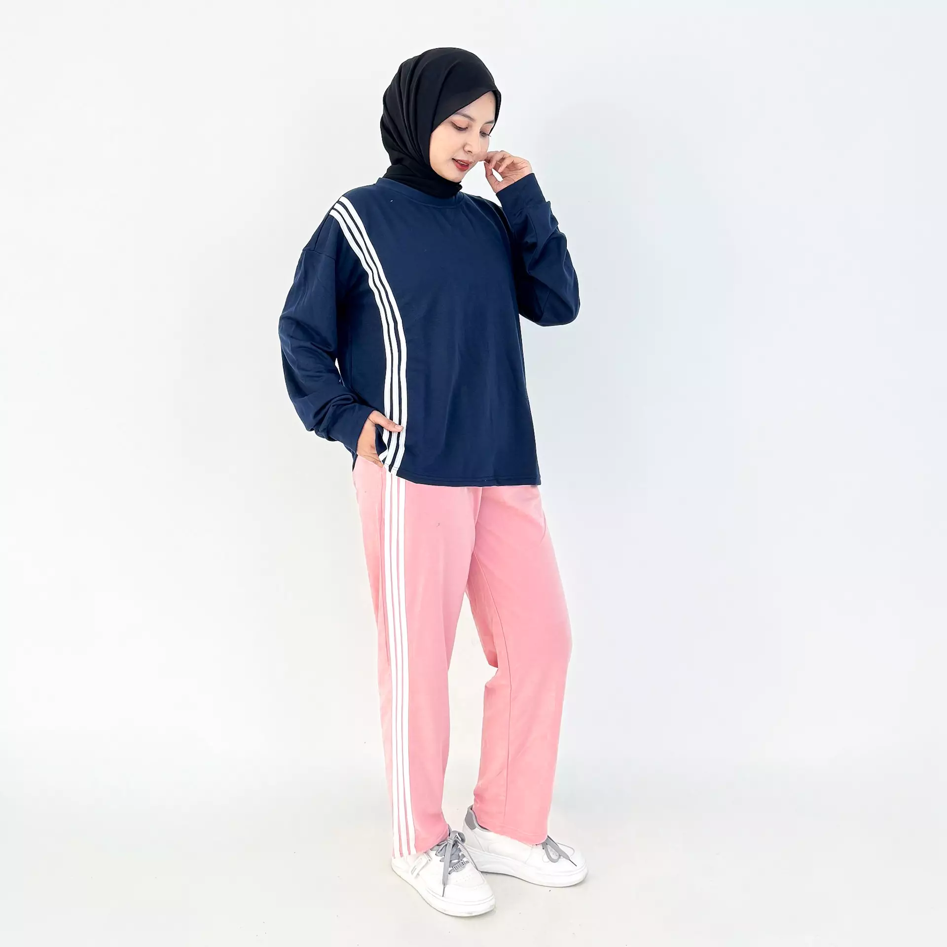 Set Sporty Alena [Setelan Training Olahraga Lari] Anti UV