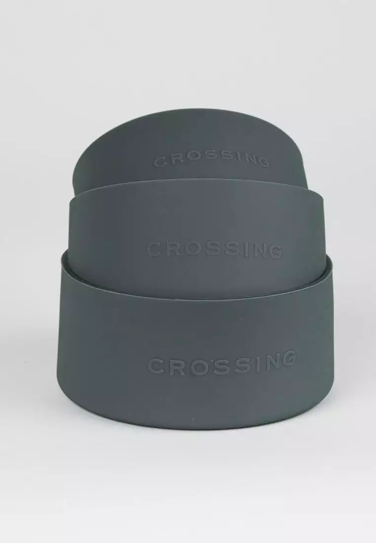 Crossing Silicone Water Bottle Boot - Fits Diameter 7-7.5cm (550ml) Blistered Pack - Forest Green