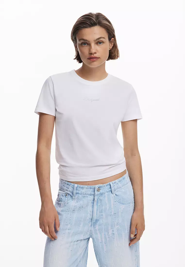 Worn denim pants for women I Desigual.com