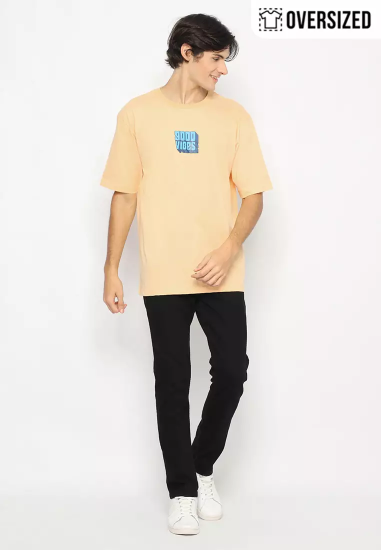 RBJ T-Shirt Cotton Combed Oversized Pria 2079250151