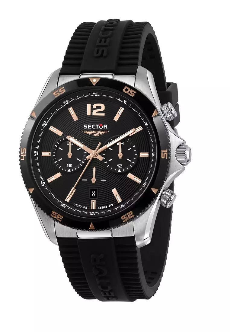 [3 Years Warranty] Sector 650 Collection 45mm Men's Chronograph Quartz Watch R3271631002