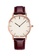 Aries Gold 褐色 Aries Gold Urban Tango Rose Gold and Brown Leather Watch DF7FFACFEBD42AGS_1