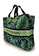 EGLANTINE black and green EGLANTINE® X 2D4O® - "Staycation Bag" Wrinkle Free Canvas Tote Bag F4A58ACB96D558GS_2