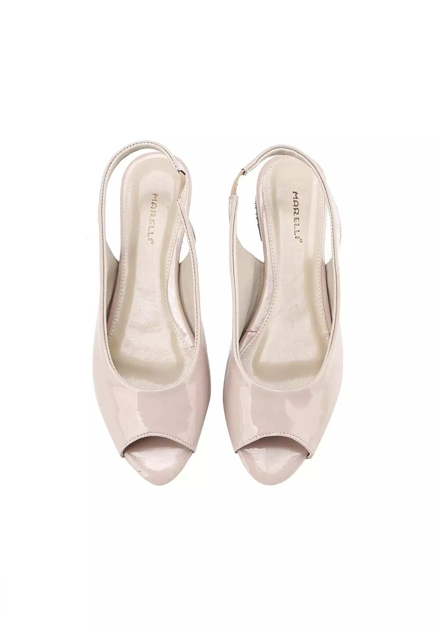 Emily Sepatu Sandal wanita Flat Slip On - Salem patent