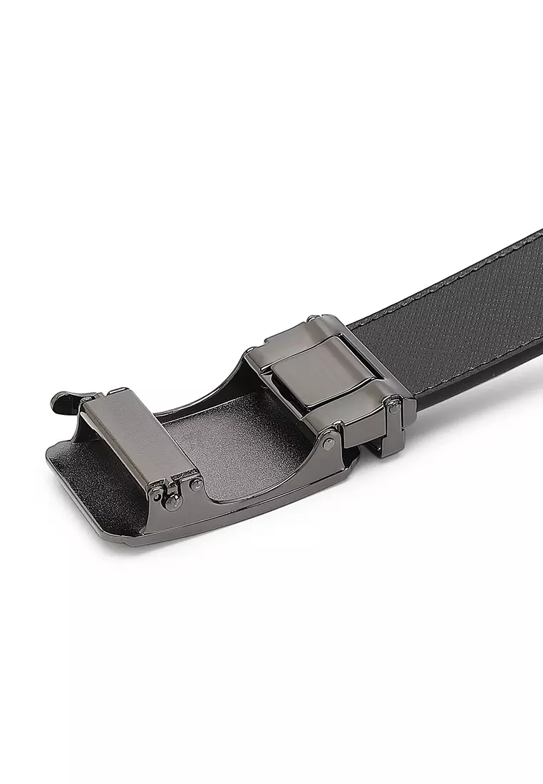 Men's 35mm Automatic Buckle Belt - Black