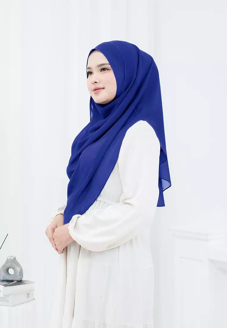 HIJAB INSTAN ZHAZA - ROYAL BLUE
