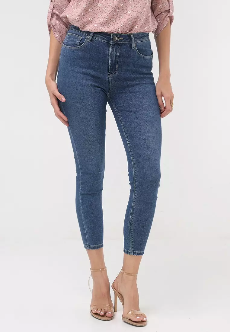 Cropped Skinny High Waist