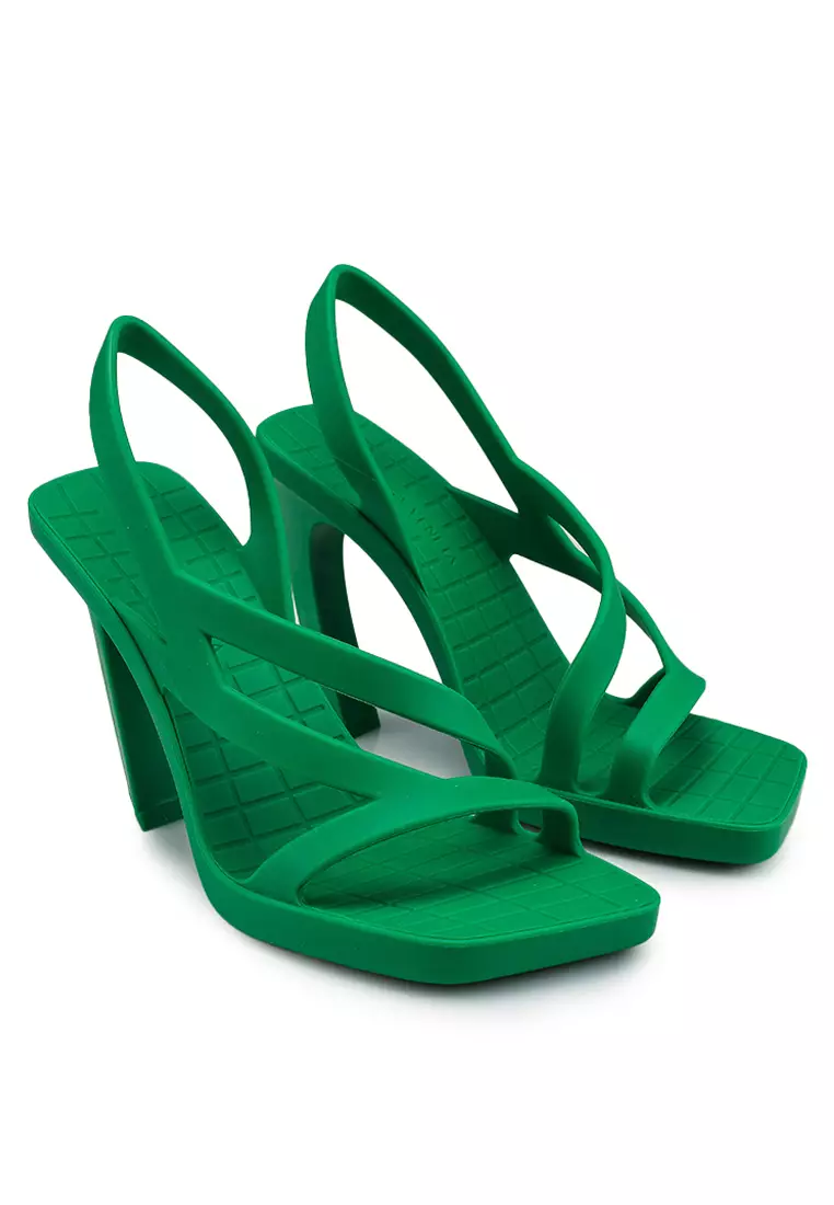 Bottega Veneta Jimber Rubber Sandal Heel