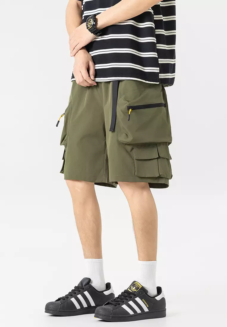 Multi-Pocket Functional Cargo Shorts GJL-B7010