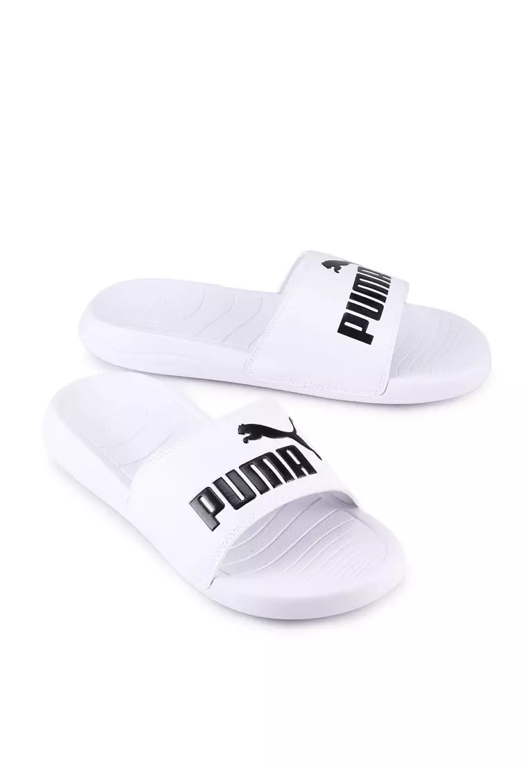Puma popcat on sale quilted slides