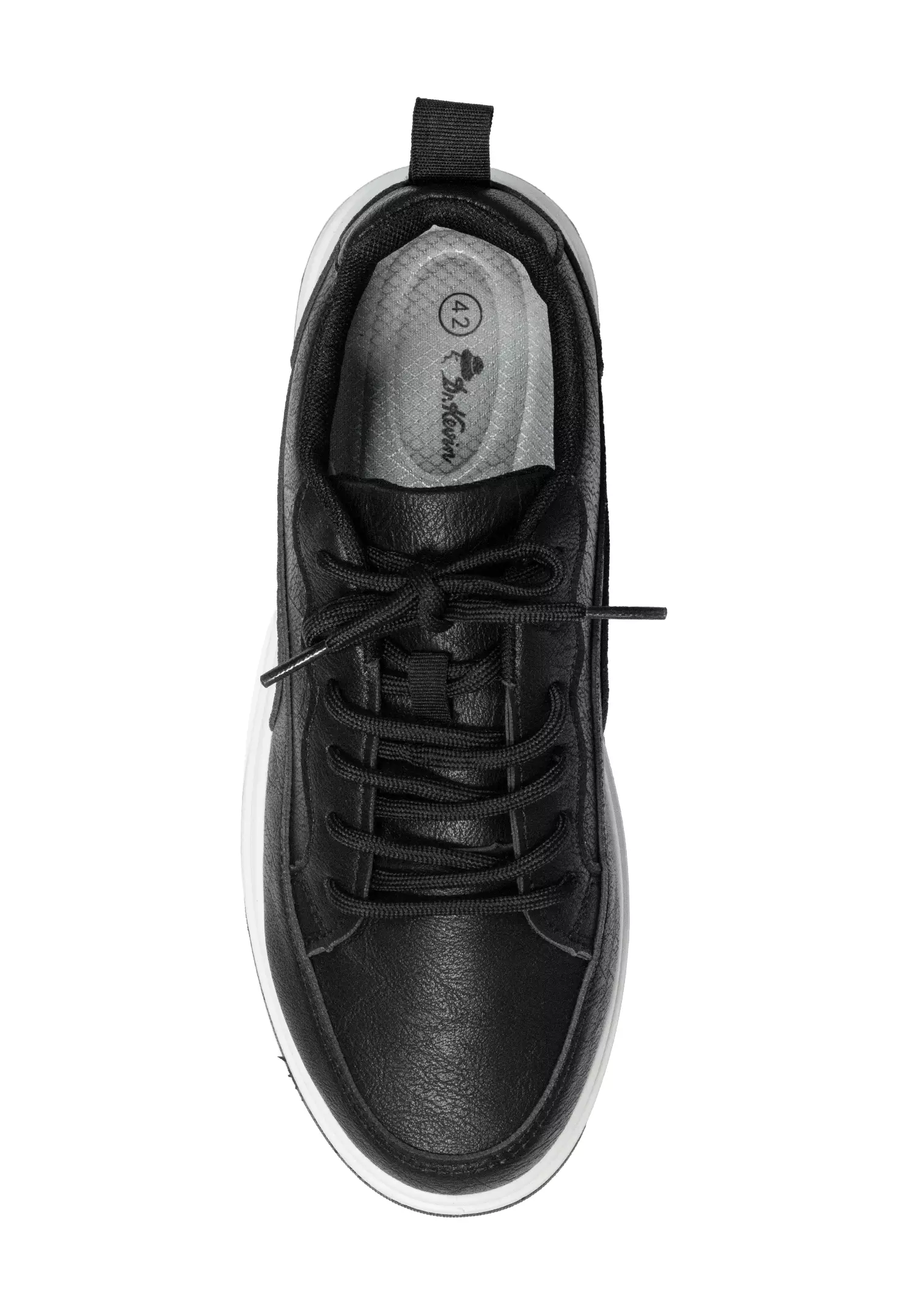 Dr. Kevin Sepatu Sneakers Kasual Pria Kets Seragam Sekolah Kulit 881-008