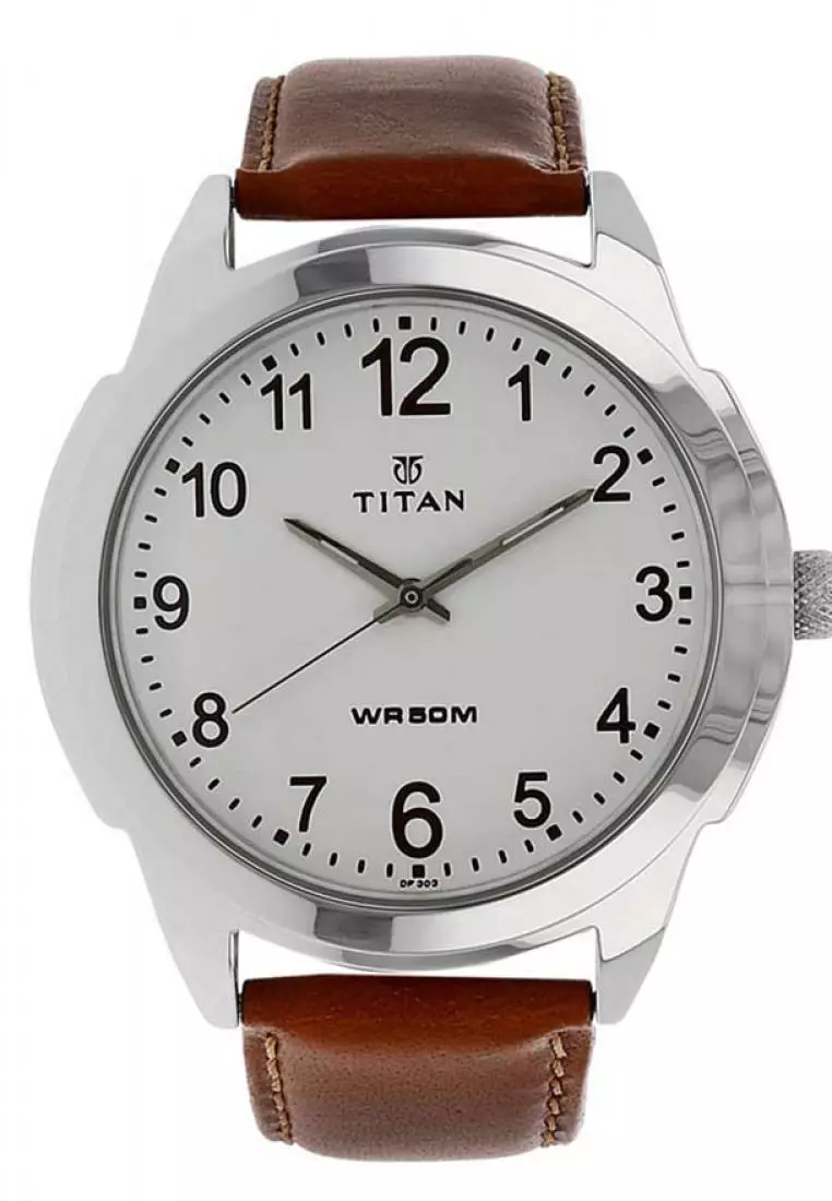 Buy Titan Titan Leather Quartz watch for Men TTN1585SL07 2025