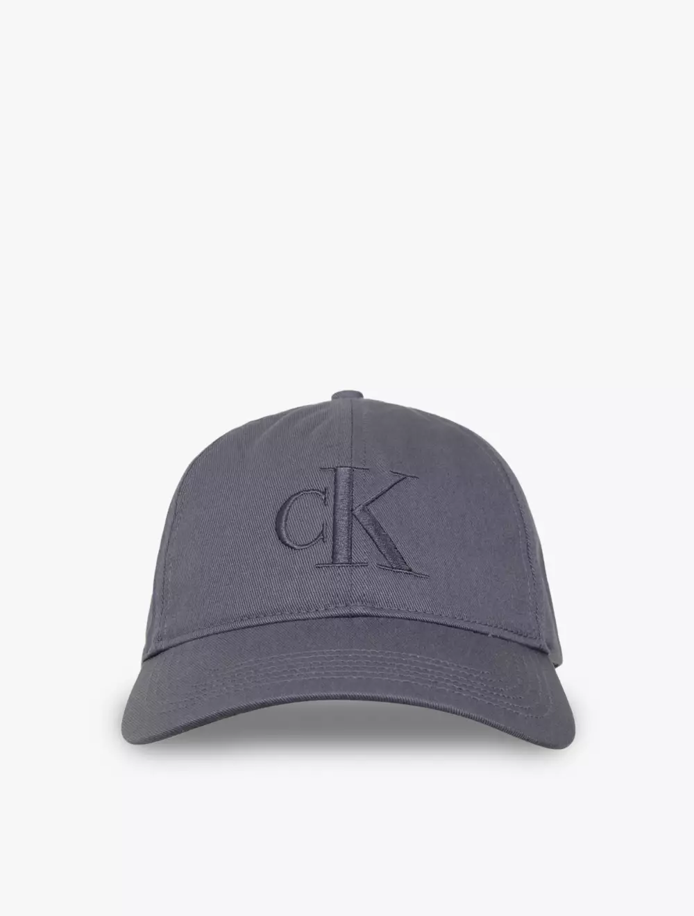 Calvin Klein LARGE MONOGRAM EMBROIDERY BASEBALL CAP