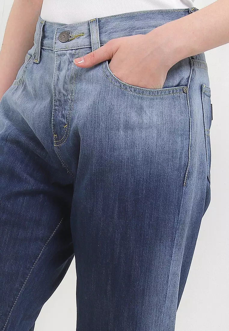 High Waist Loose Denim Pant FWL006