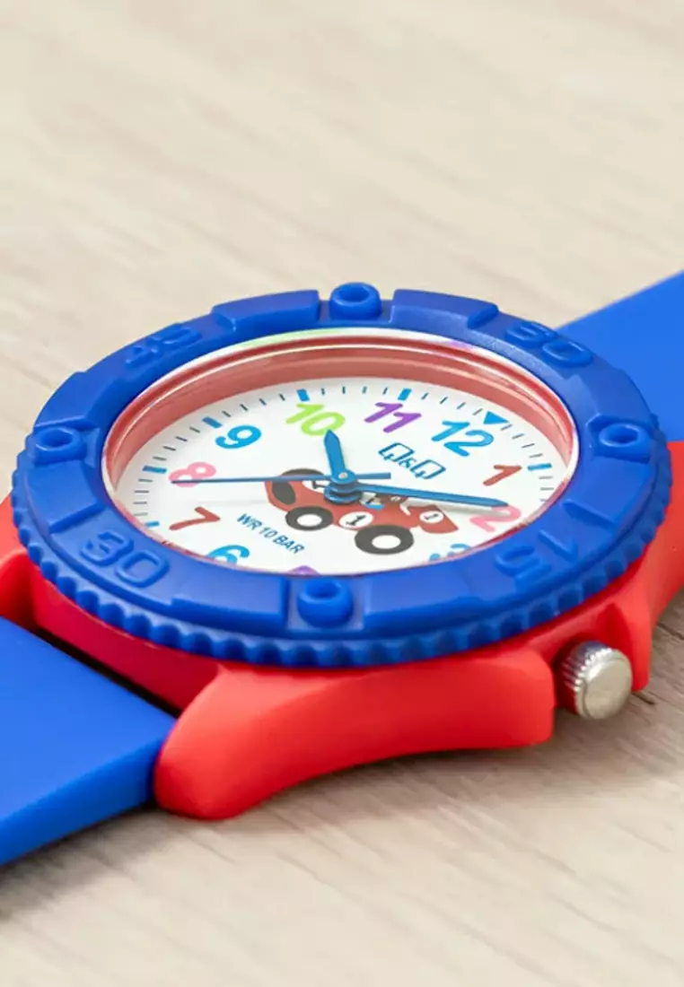 Watch by Citizen VQ96J023Y Kids Analog Watch with Blue Rubber Strap