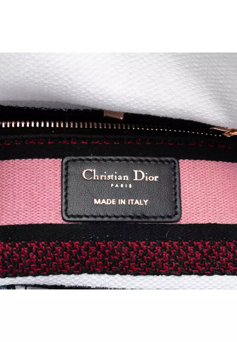Pre-Loved Dior Mini Embroidered Canvas Florilegio Lady D Lite