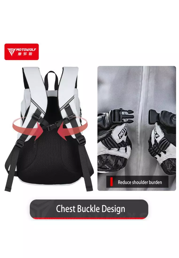 Motowolf MDL0726 Helmet Bag 39x46x21cm – Black