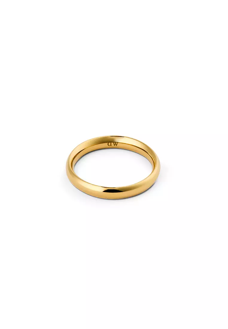 Classic Arch Ring Gold 3.5mm - Unisex Ring for women and men stainless steel Ring DW Official Authentic Original Cincin perempuan lelaki DW