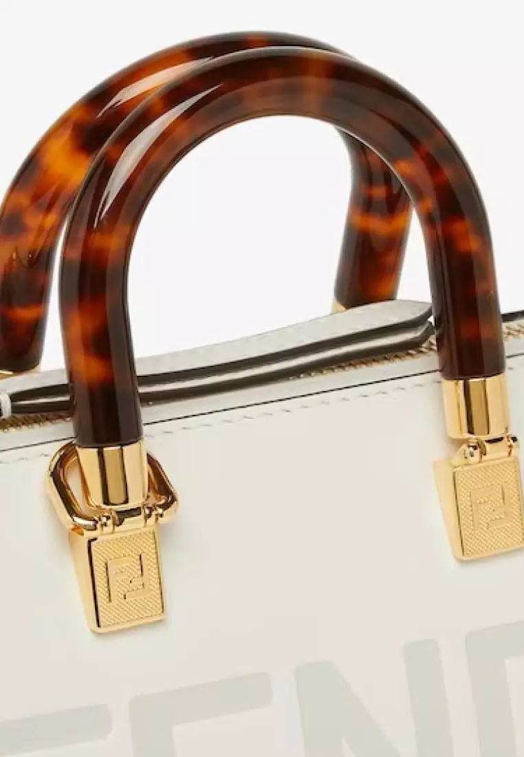 FENDI By The Way Mini Boston Bag White