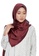 KASHKHA red Satin basic shawl-WINE 8BCD2AA1C56456GS_2