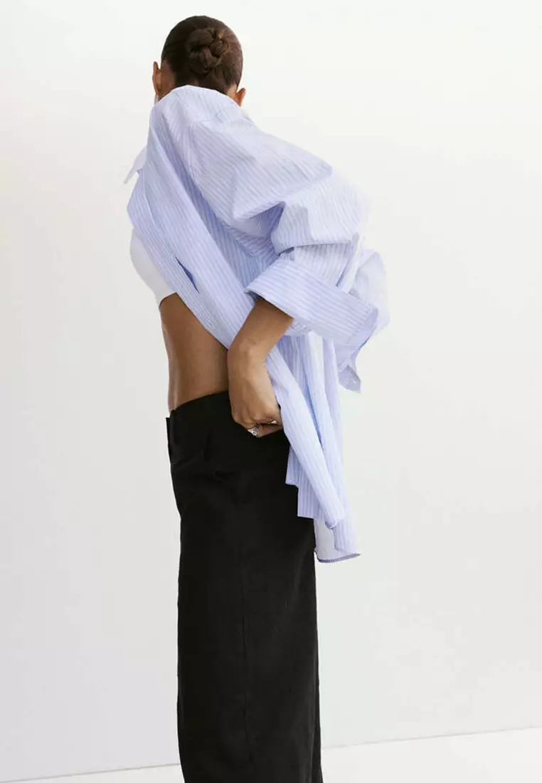 Linen Balloon Trousers