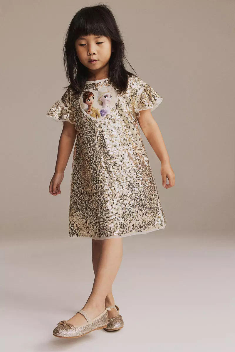 h&m sequin dress