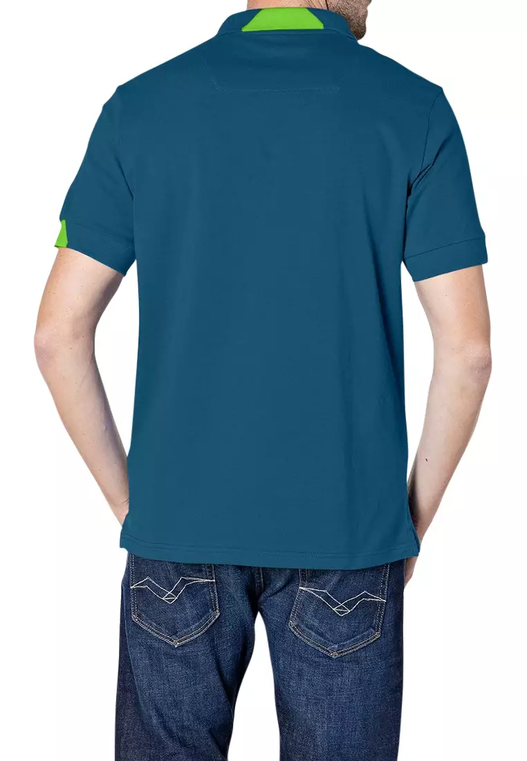 REPLAY POLO SHIRT IN STRETCH PIQUET
