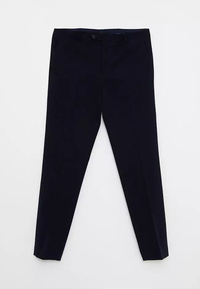 Dapper Fit Ankle Length Pull-On Trousers