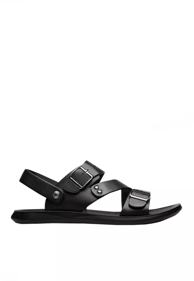 Discount on Twenty Eight Shoes  shoes - SKU: VANSA Basic Top Layer Cowhide Sandals VSM-S9012