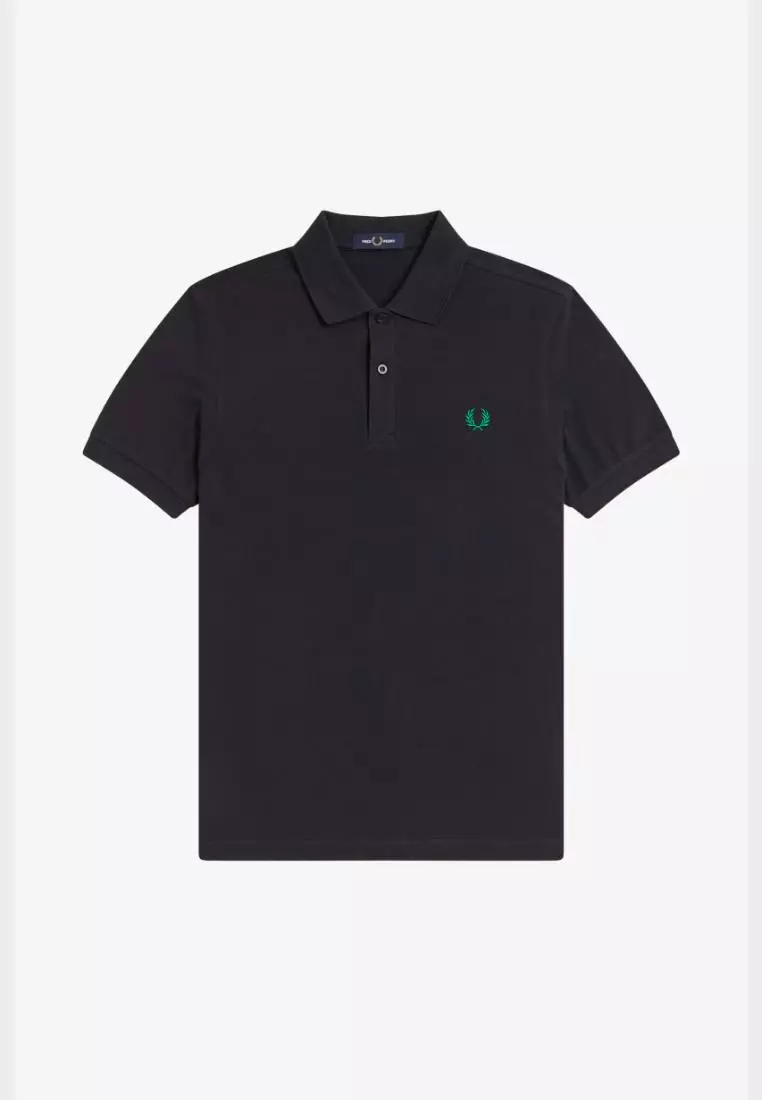 Fred Perry M6000 The Twin Tipped Fred Perry Shirt (Navy / Sport Green)