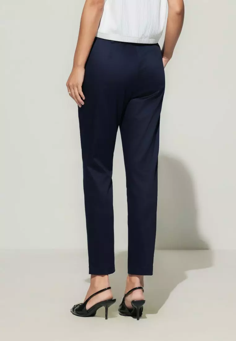 G2000 Cotton Blend Cropped Cigarette Casual Pants