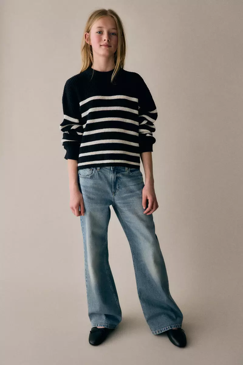 Baggy Fit Bootcut Leg Jeans