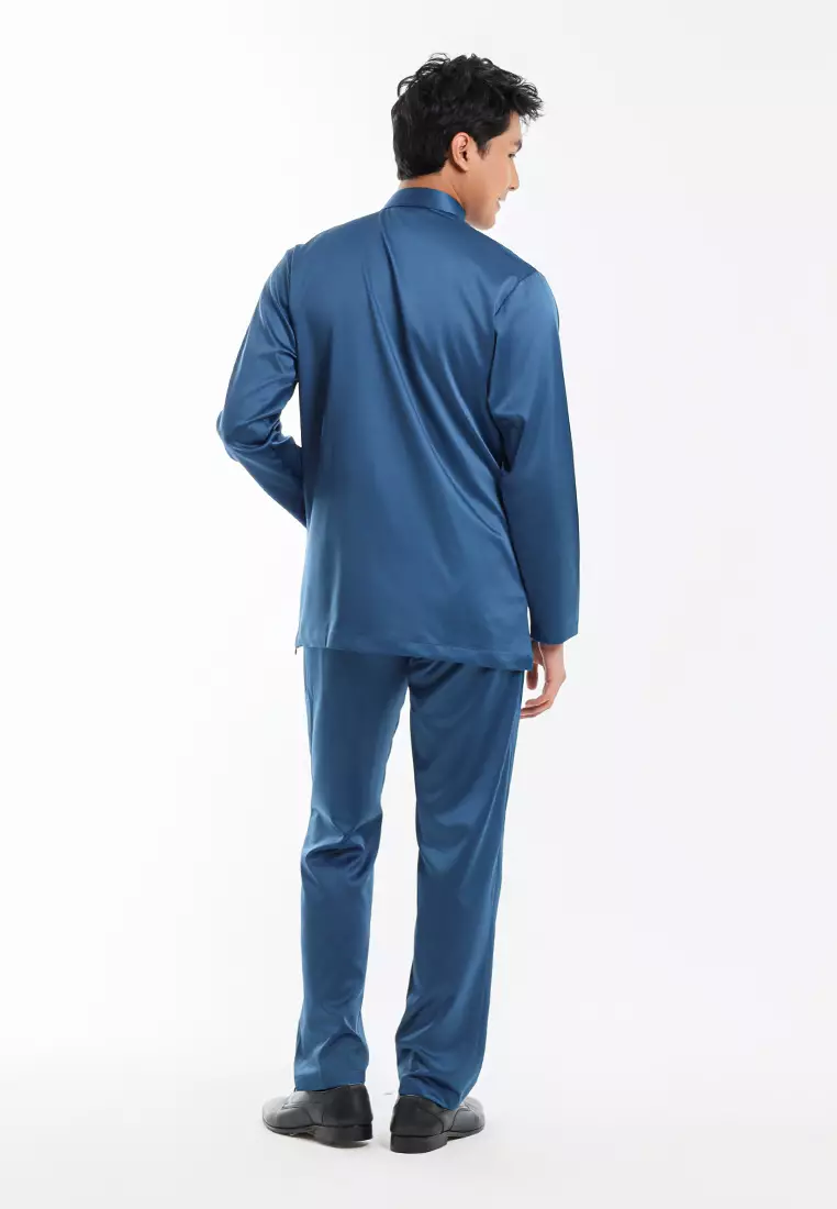 Alain Delon Baju Melayu Cekak Musang Dewasa - 19026005-39PoseidonNavy