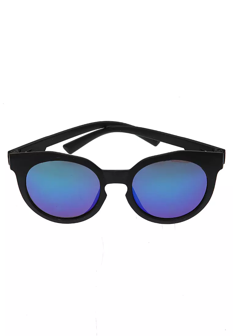 Enzio Kacamata Anak Pria UV Protection Sunglasses Kids Frame Material Plastic ORIGINAL - Black Green