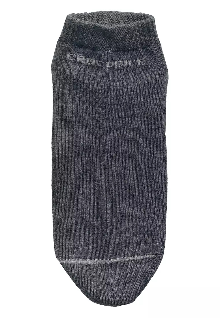 Crocodile SOCK ISBS Grey - Kaos Kaki Casual Pria Men Socks
