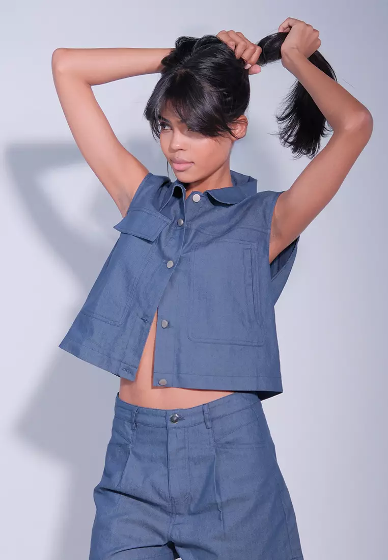 DNM Studios x Raxenne Isabelas Sleeveless Top