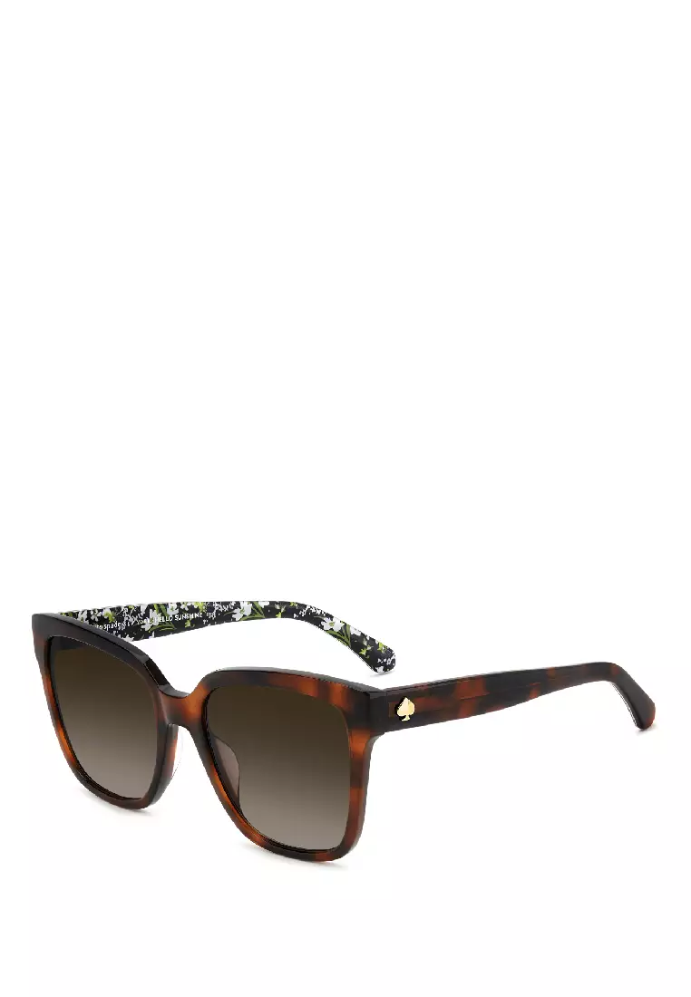 KATE SPADE Sunglasses KS KIYA 2/G/S-086-HA, Square Sharp with Havana color