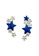 Her Jewellery gold Starry Hook Earrings (Blue, Yellow Gold) - Made with premium grade crystals from Austria 1CD27AC89CF95DGS_2