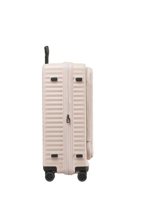 ECHOLAC Echolac Celestra 20" Carry On Luggage Expandable Spinner - Front Access Opening (Pink)