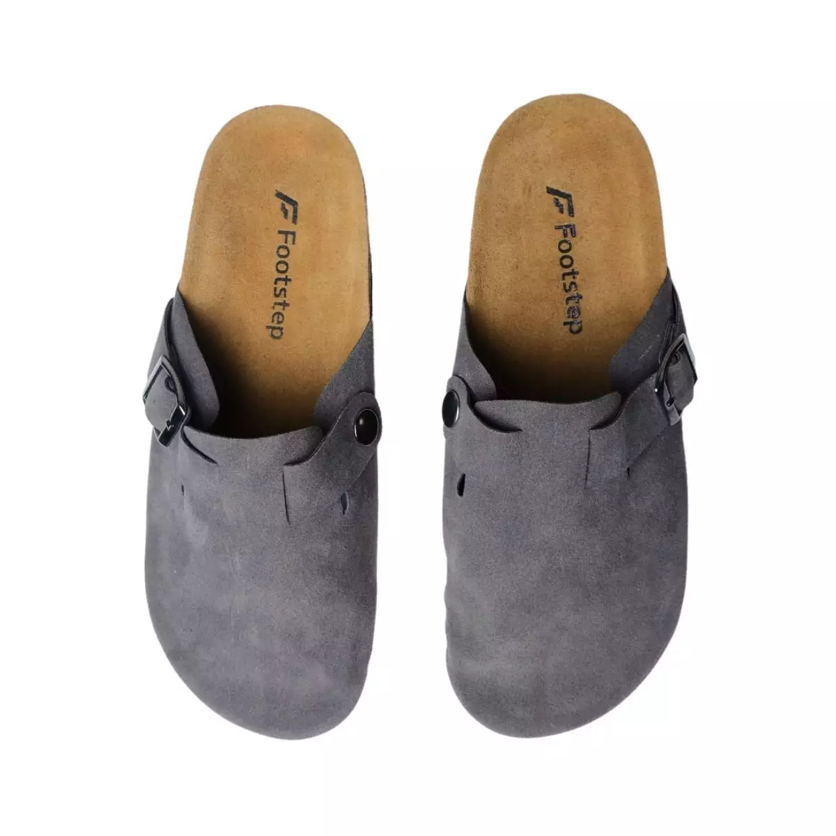 Footstep Footwear Sandal Casual Pria Giga Suede Grey Original