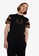 FRED PERRY black Fred Perry M4648 Bold Tipped T-Shirt (Black / Shaded Stone) 50780AA5A8EC47GS_3