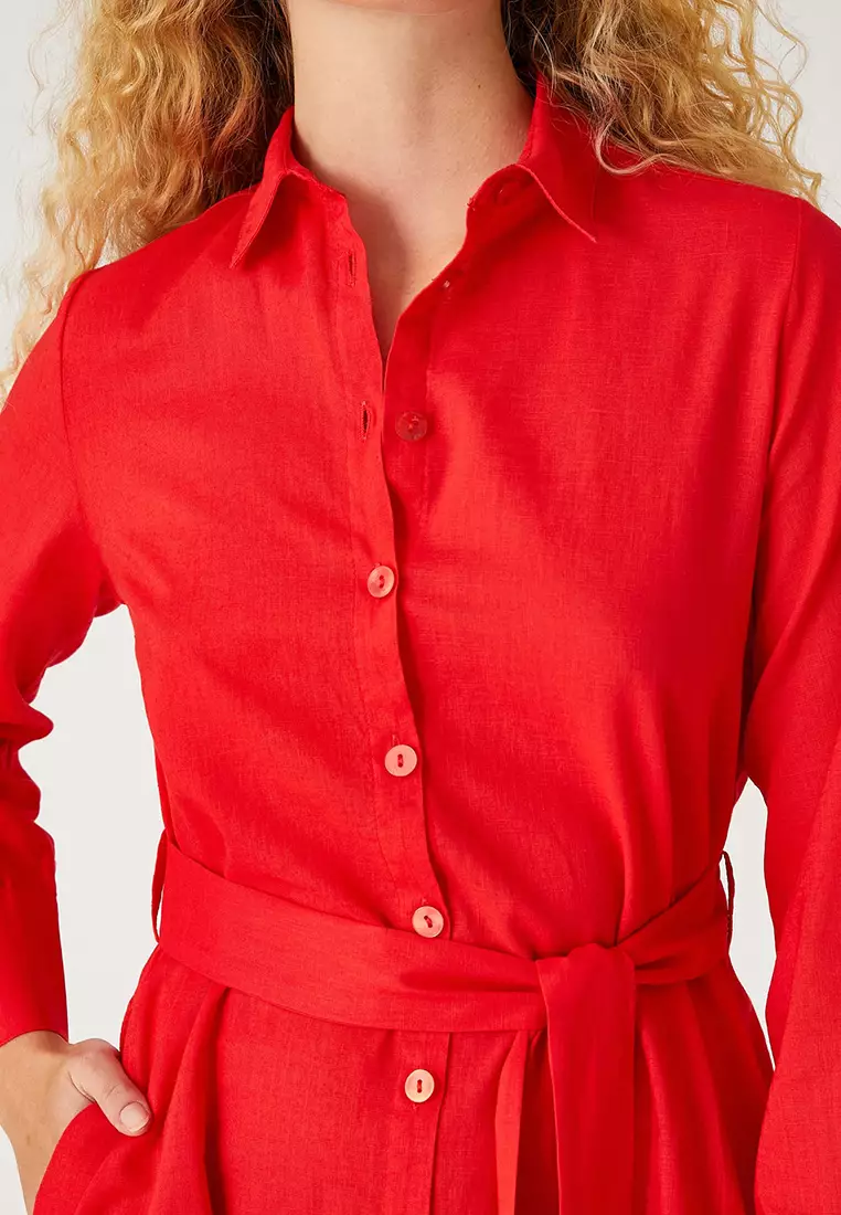 Midi Shirt Dress