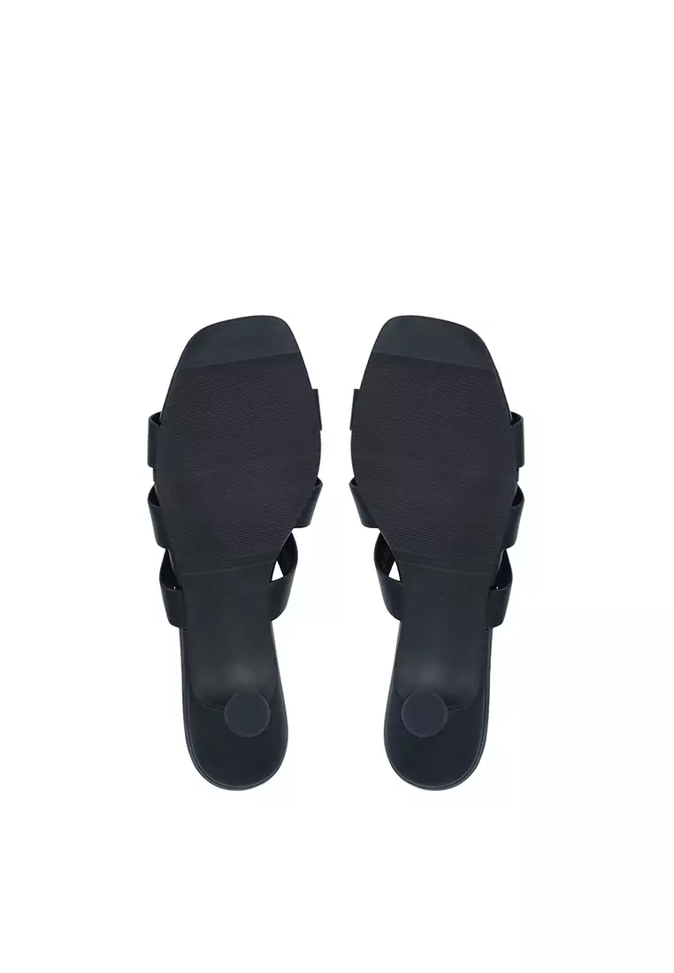 Black Nina Strappy Sandals