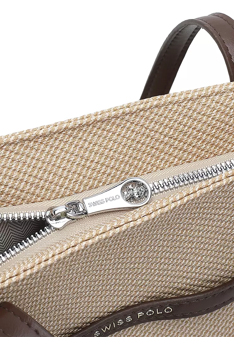 Women's Tote Bag / Shoulder Bag - Light Yellow