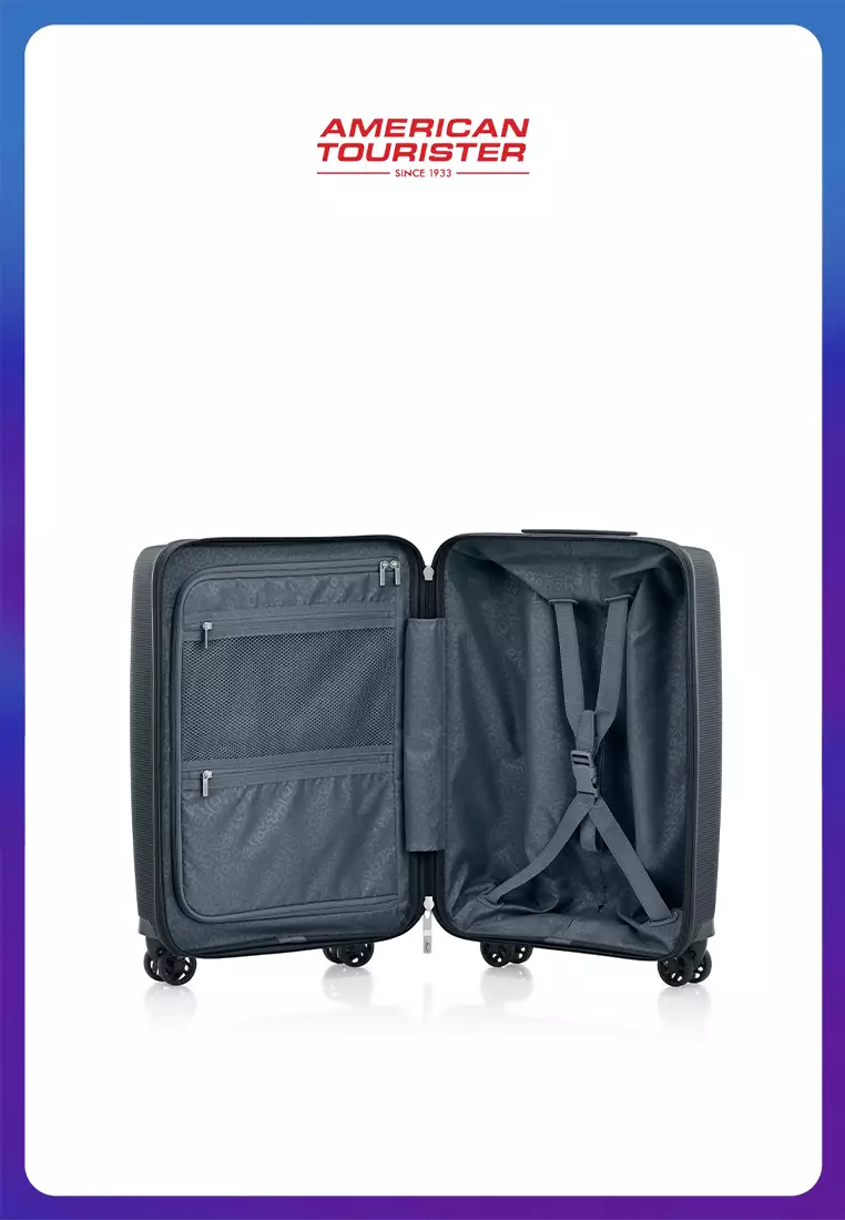 American Tourister Koper Hardcase Linex E Cabin 20 Inch - Black