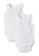 H&M white 2-Pack Ribbed Bodysuits E8313KA67F3C01GS_1